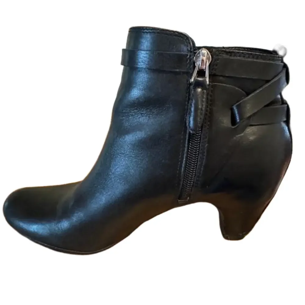 SAM EDELMAN Maddox Women's Black Leather Boot 6M